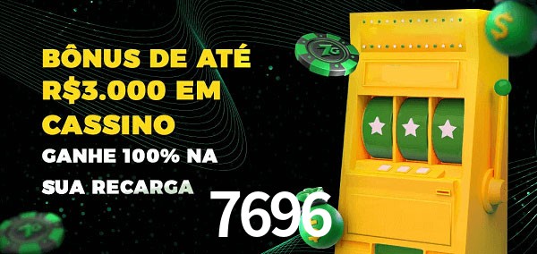 7696 melhor bônus de depósito